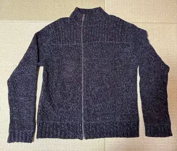 COMME CA ISM 집업 니트 다크 그레이 M 사이즈