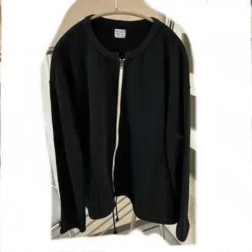 clip tab 블랙 집업 긴팔 상의 일본제