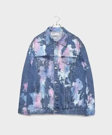 LEGENDA 컬러 블리치 데님 자켓