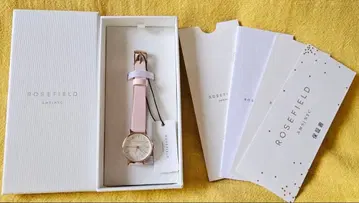 [ 동작 확인 완료 미사용 ] 로즈필드 손목시계 핑크