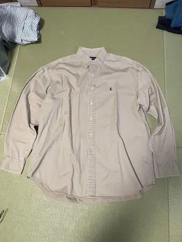 랄프 로렌 긴팔 셔츠 베이지 XL