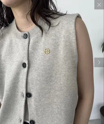 YENN W 페이스 니트 베스트 미사용품