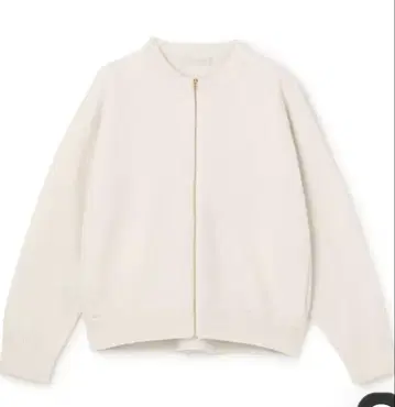 울 밀드 ZIP 니트 블루종