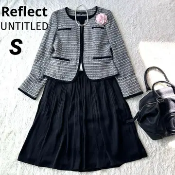 reflect UNTITLED 세레모니 수트 트위드 플리츠 스커트