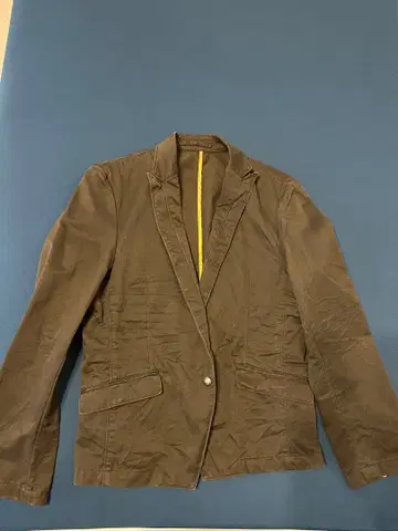 니콜 클럽 포맨 주름 가공 자켓 사이즈 48 카키 새상품급