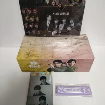 [새상품] 나니와단시 굿즈 세트 리스트 밴드 카드 박스 티슈