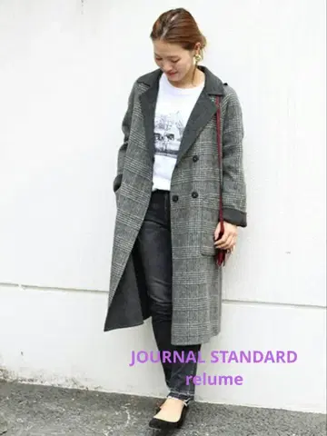 저널 스탠다드 레리움 에어리 울 리버서블 코트