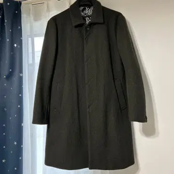 넘버 (N) 나인 다크 그린 스텐카라 코트