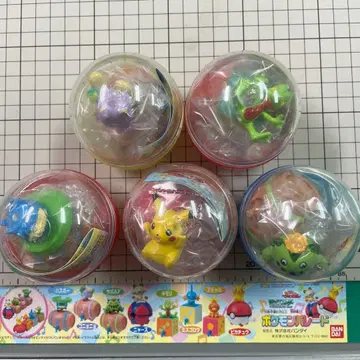 반다이 캡슐 토이 포켓몬 퍼레이드 5개 세트