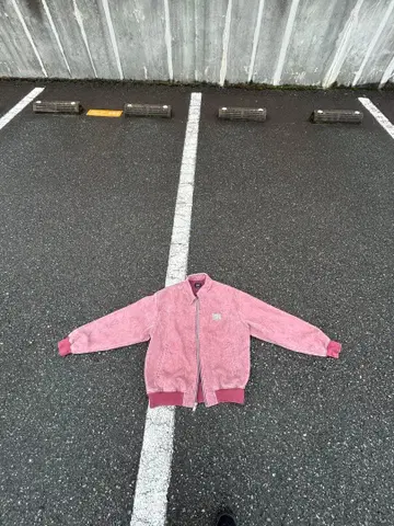 HUF 핑크 집업 자켓