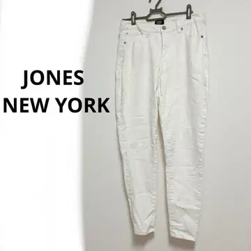 JONES NEW YORK 화이트 데님 팬츠 US 4 화이트