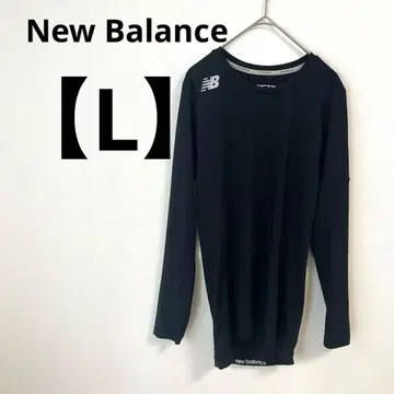 뉴발란스 블랙 긴팔 티셔츠 [ L ] 뉴발란스 블랙