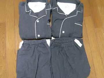 [ 2벌 세트 ] 무인양품 플란넬 파자마 남성용 L-XL 그레이