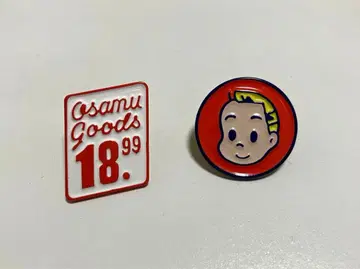 오사무 굿즈 핀 배지 2P
