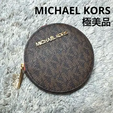 [컨디션 최상] MICHAEL KORS 코인 케이스 동전 지갑 시그니처