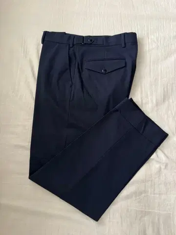 DRIES VAN NOTEN 네이비 슬랙스 사이즈48