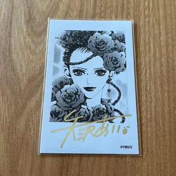 Paradise Kiss 폴라로이드풍 브로마이드 레어 금박 사인 포함