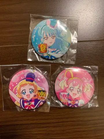 원더풀 프리큐어! 닛신 콜라보 캔뱃지 세트