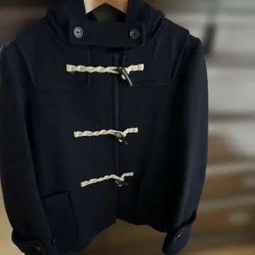 네이비 더플 코트 L