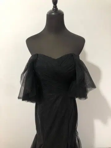 드레스 프로덕션 튤백프릴 오휘숄더 드레스