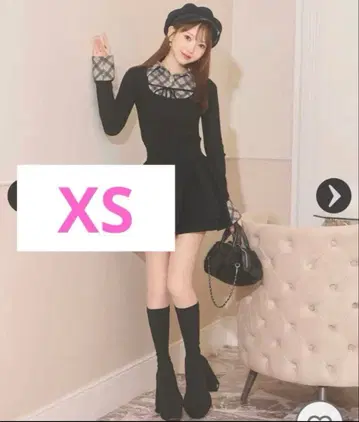 미셸 마카롱 13.5cm 슬림 레그 롱 부츠 XS