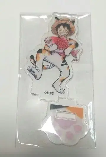 원피스 응모자 전원 서비스 아크릴 mini 피규어 고양이 루피