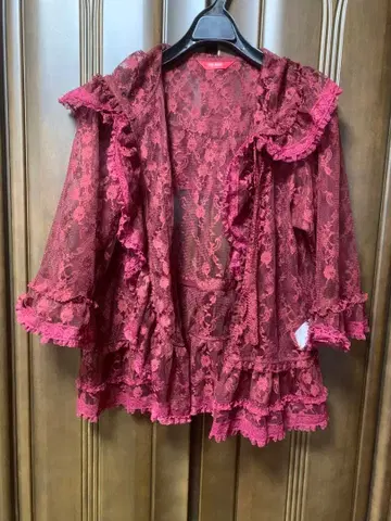 핑크하우스 오버 블라우스