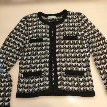 새상품급 mon chou chou Premier 트위드 가디건