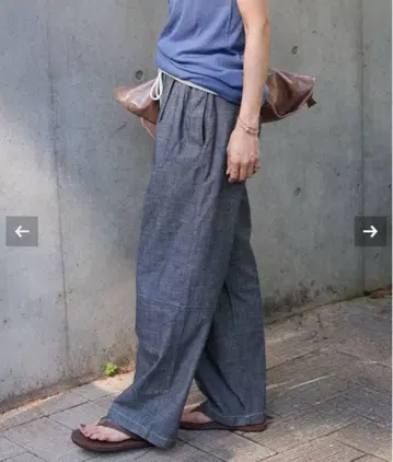 25SS 저널 스탠다드 샴브레이 이지 팬츠