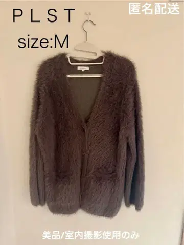 [ 거의 미사용 익명 배송 ] M / PLST 페더 몰 얀 가디건