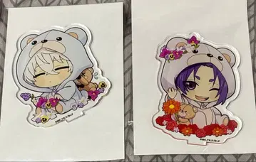 블루 록 파보테리아 플라워 베어 나기 세이시로 미카게 레오 아크릴 스탠드