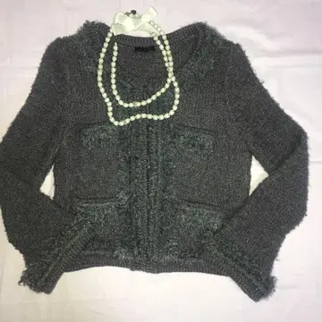 컨디션 최상 TO BE CHIC M 알파카 노카라 자켓