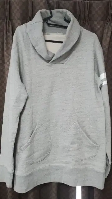 모모타로 진 후드 부착 맨투맨 XX-LARGE 그레이