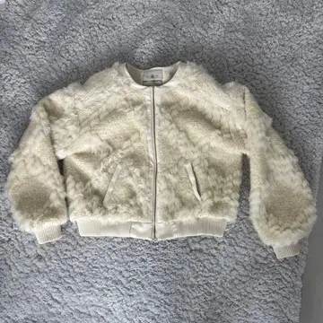 새상품급 그레이스 콘티넨탈 퍼 트위드 자켓