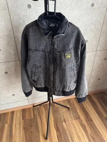 ENJOY SMOKING 그레이 데님 자켓