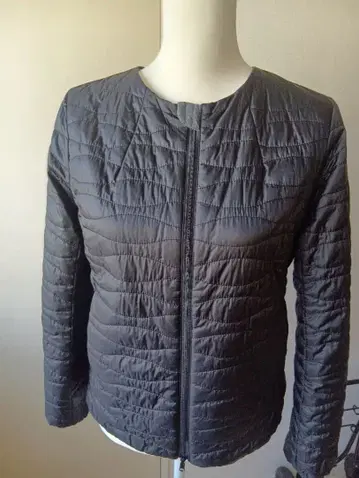 새상품급 DANSKIN 리버서블 노카라 다운 자켓