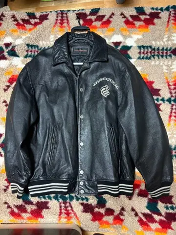 ROCAWEAR 블랙 가죽 자켓