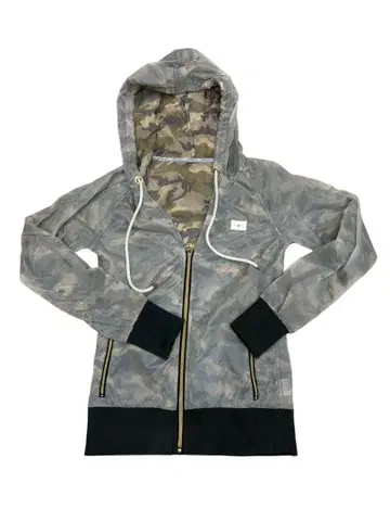 MARK & LONA 카모 패턴 집업 후드티