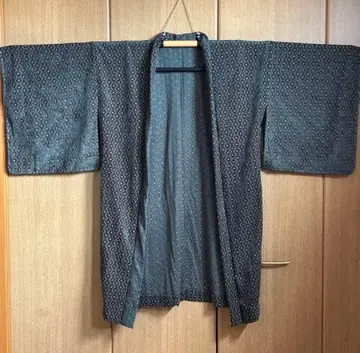 미사용 키모노 모던 레이스 긴 겉옷