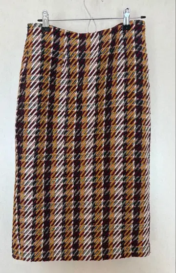 SHIPS khaju 카 체크 무늬 펜슬 스커트 27 타이트