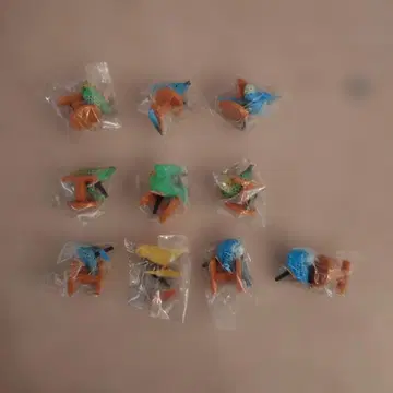 사랑앵무 컬렉션 가챠 피규어 9종 10마리