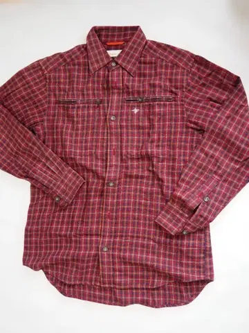 Foxfire 체크 무늬 플란넬 셔츠 S 사이즈