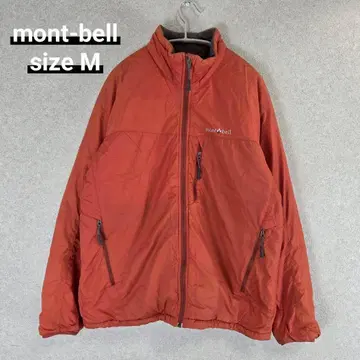 mont-bell 오렌지 충전솜 나일론 자켓 몽벨