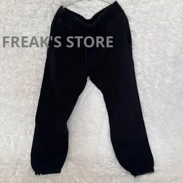 FREAK'S STORE 블랙 맨투맨 조거 팬츠 L