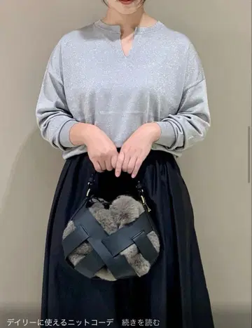 TIARA 스키퍼 라메 니트 FREE