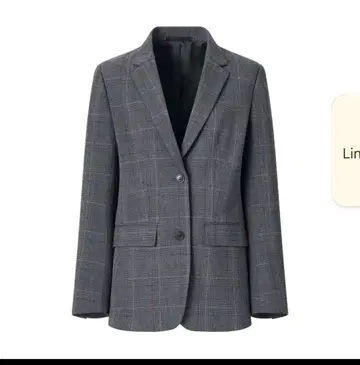 유니클로 테일러드 자켓 글렌체크 XL 2023