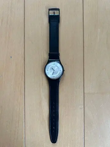 [ 미사용 ] Swatch 스와치 SKIN 스킨 손목시계 블랙