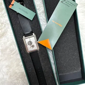 no monday 남녀 공용 실버/블랙