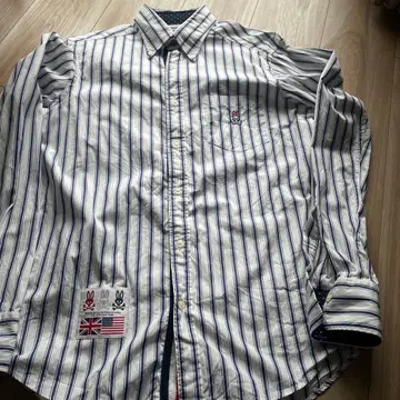 Psycho Bunny 스트라이프 코튼 셔츠