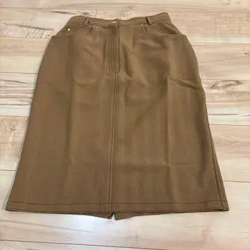 이타리야 타이트 스커트 브라운 사이즈 9 이탈리아 스커트